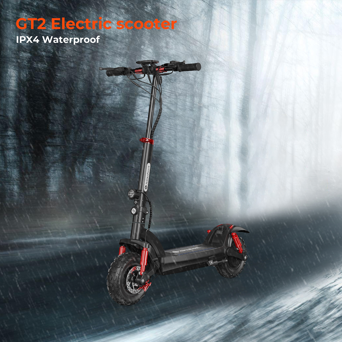 【Second Hand】isinwheel GT2 Off-road Electric Scooter, 800W 48V 15Ah Battery, 11-inch Adult Commuter Escooter