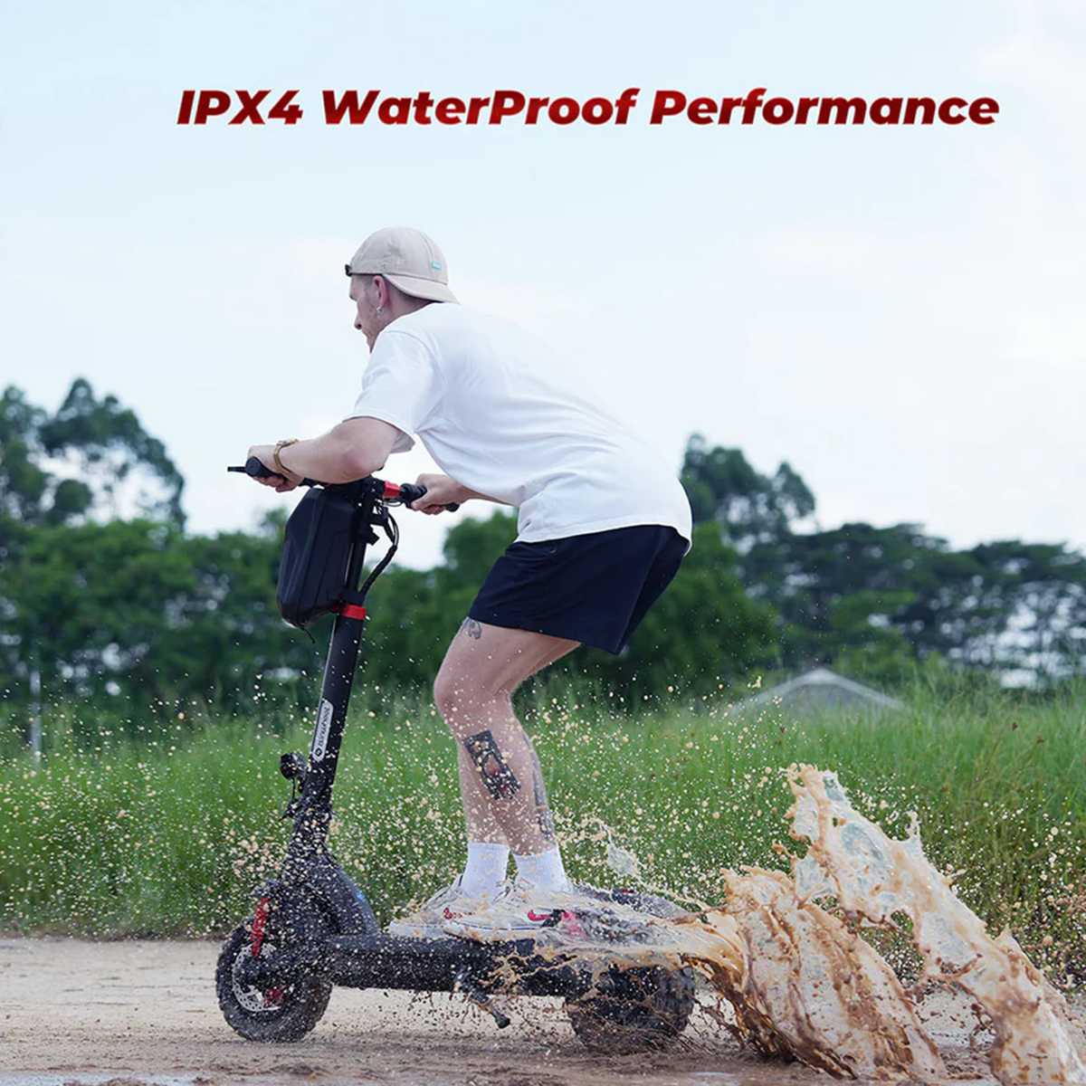 【Second Hand】isinwheel GT2 Off-road Electric Scooter, 800W 48V 15Ah Battery, 11-inch Adult Commuter Escooter