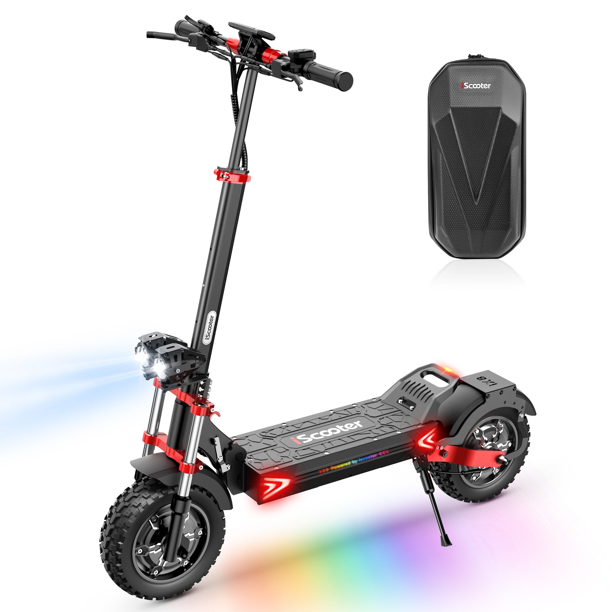 【Second Hand】iscooter iX8 Electric Scooter Adult 2400W 48V 20AH Off-Road E-Scooter 12"