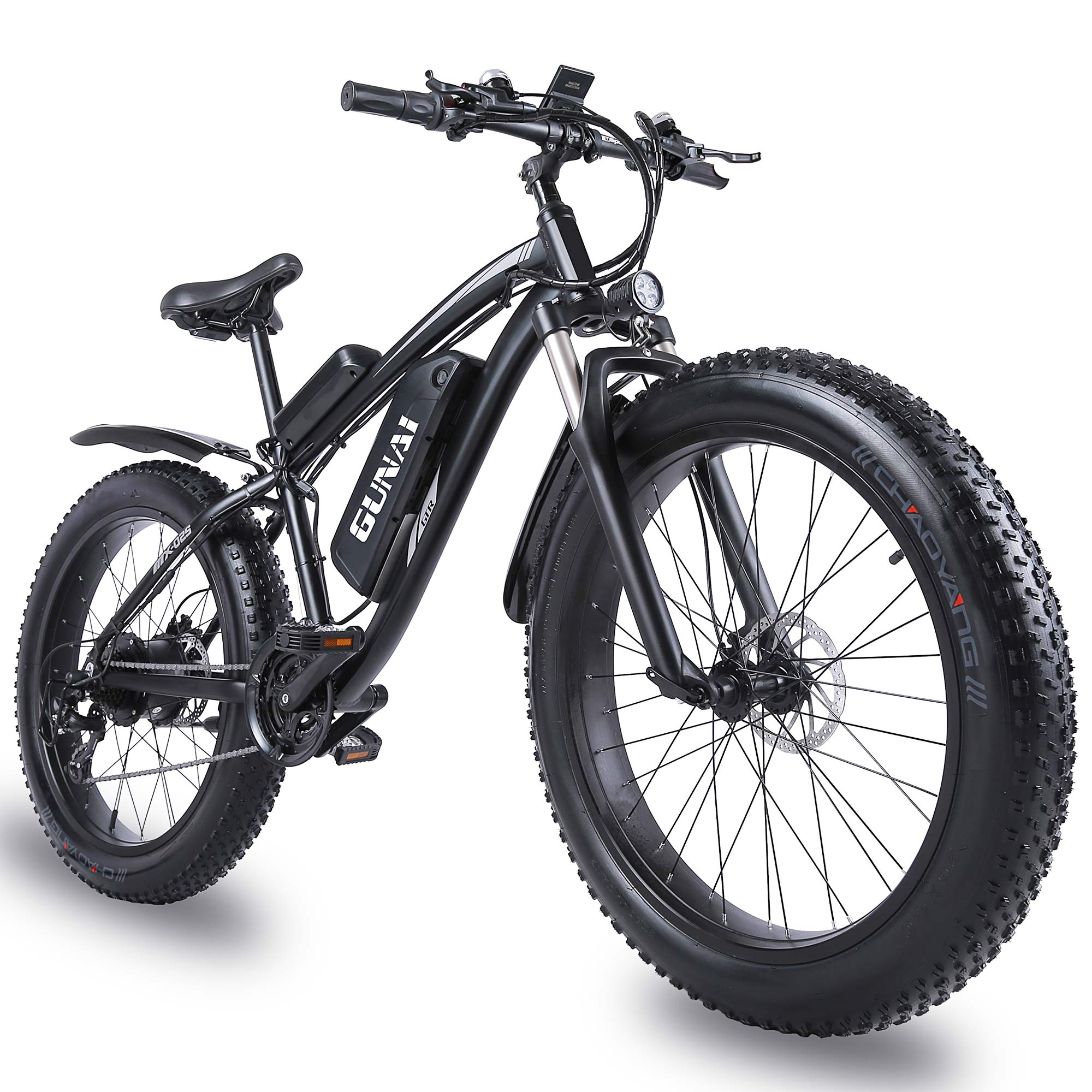 【Second Hand】GUNAI MX02S 1000W 48V17AH 25/40/KM/H 26*4 inch Fat Tire Electric Bike 21 Gears,Used Ebike