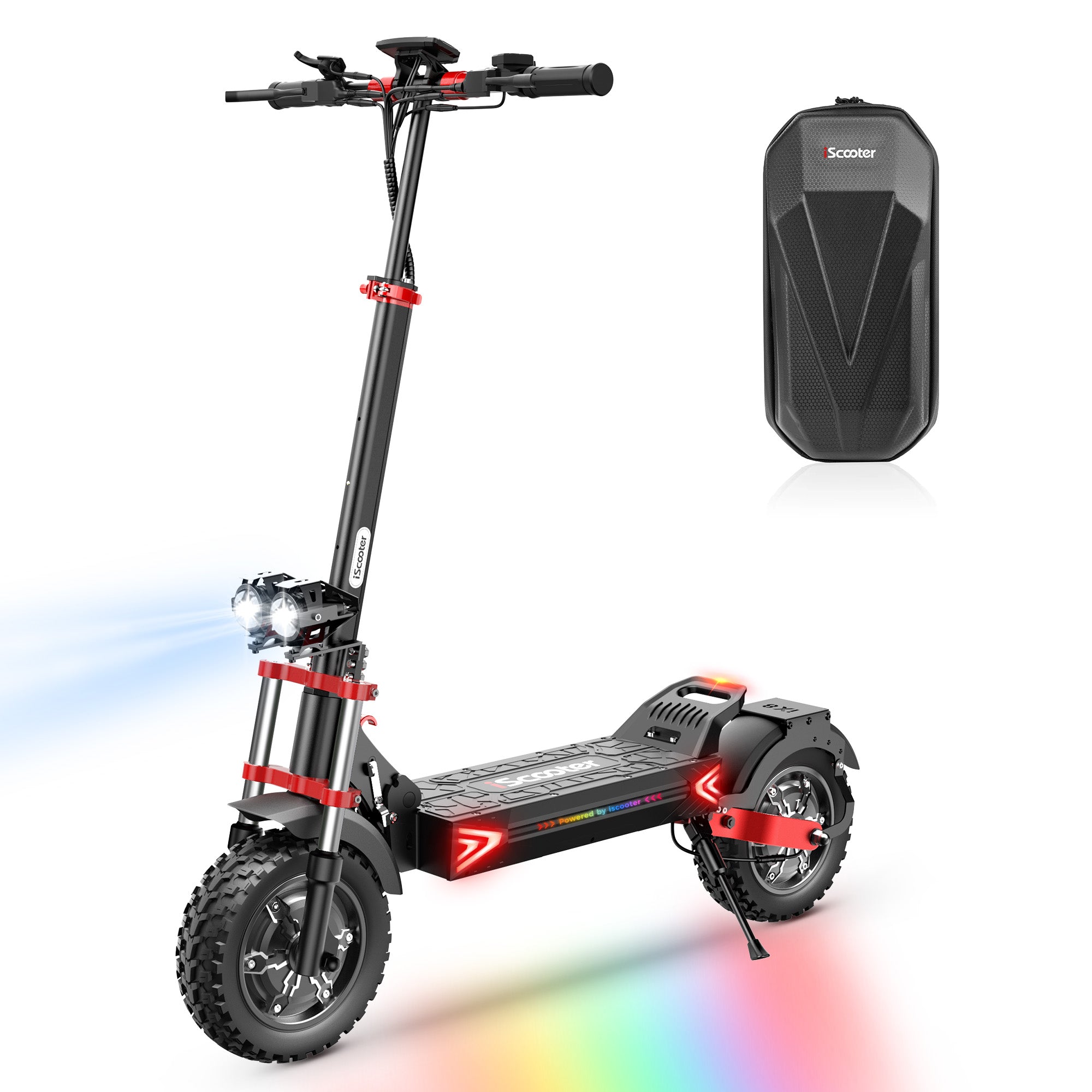 【Second Hand】iscooter iX8 Electric Scooter Adult 2400W 48V 20AH Off-Road E-Scooter 12"