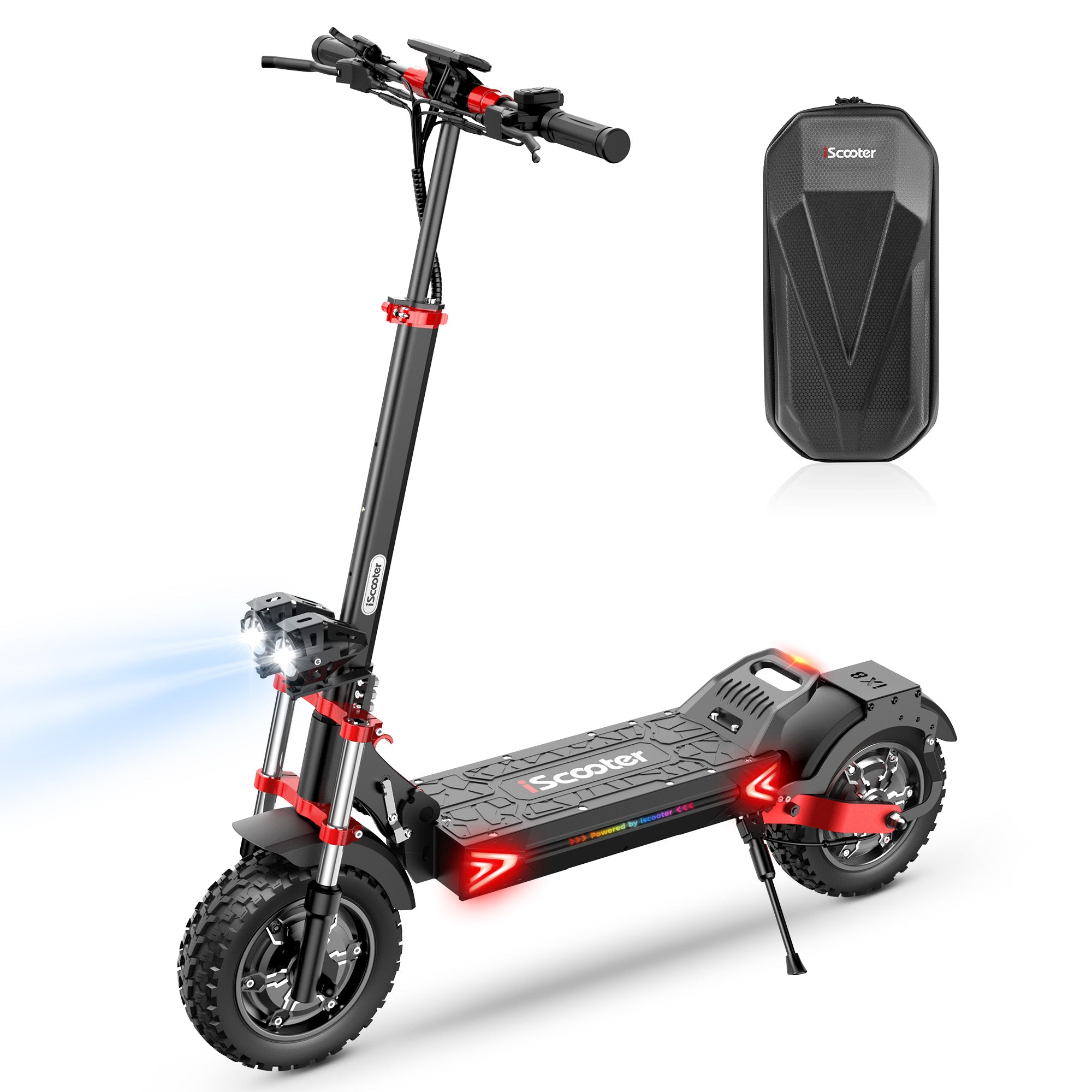 【Second Hand】iscooter iX8 Electric Scooter Adult 2400W 48V 20AH Off-Road E-Scooter 12"