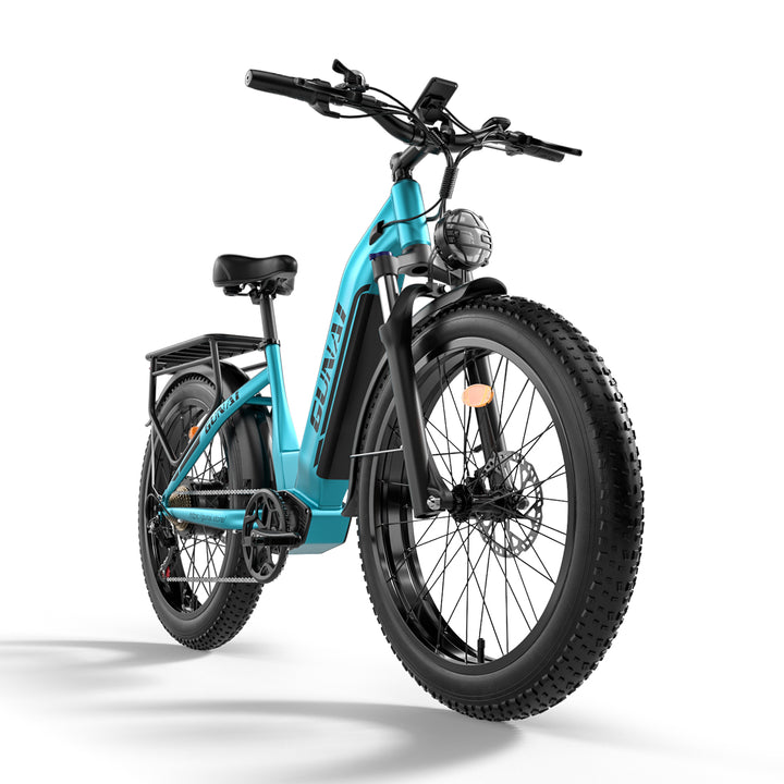 GUNAI-V Electric Bike for Adults 26’’ Step-thru Commute Ebike 1000W 48V21Ah