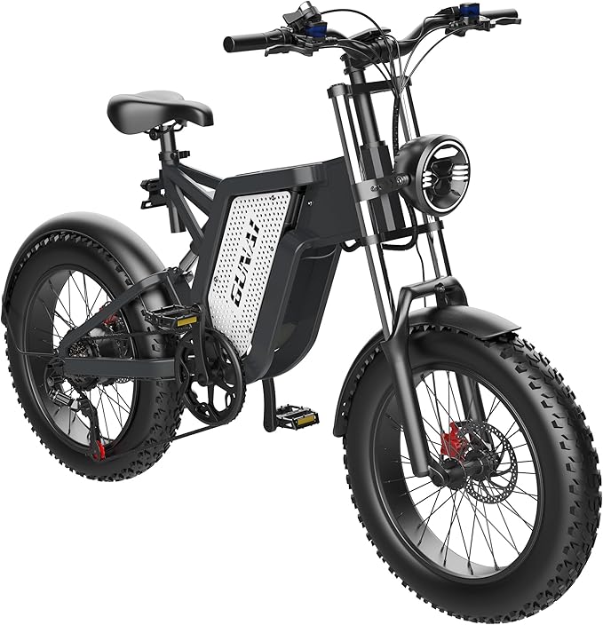 【Second Hand】GUNAI MX25 20-inch all-terrain electric mountain bike 1000W 48V 25AH