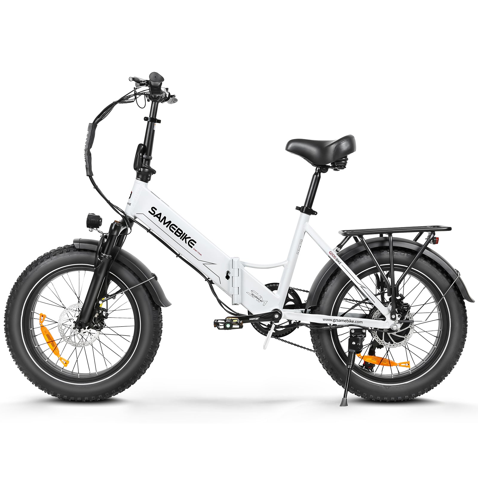 【Second Hand】SAMEBIKE LOTDM200-II Folding Electric Bike, 20" Commuter Electric Bicycle for Adults 750W Motor, 48V 13Ah Battery
