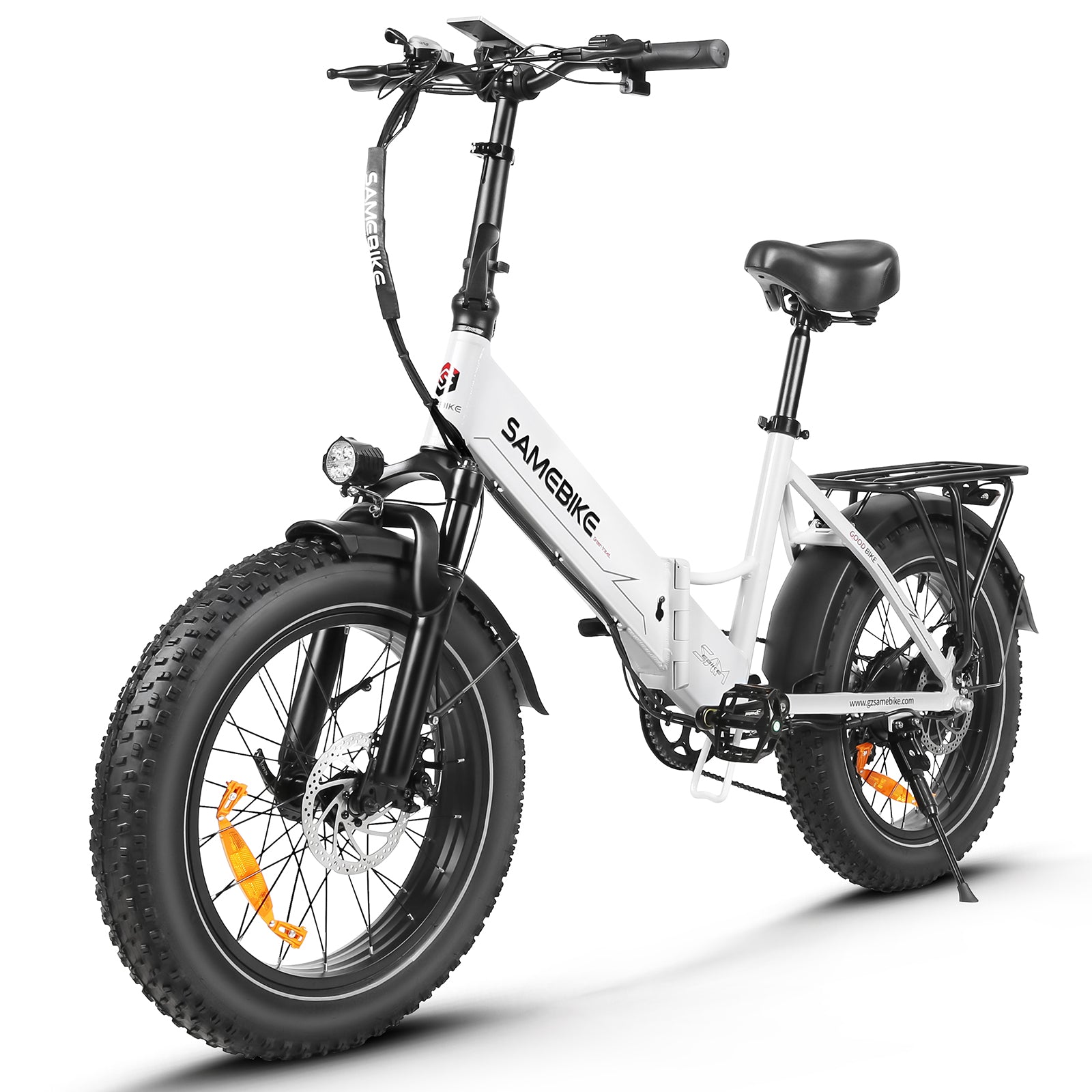 【Second Hand】SAMEBIKE LOTDM200-II Folding Electric Bike, 20" Commuter Electric Bicycle for Adults 750W Motor, 48V 13Ah Battery