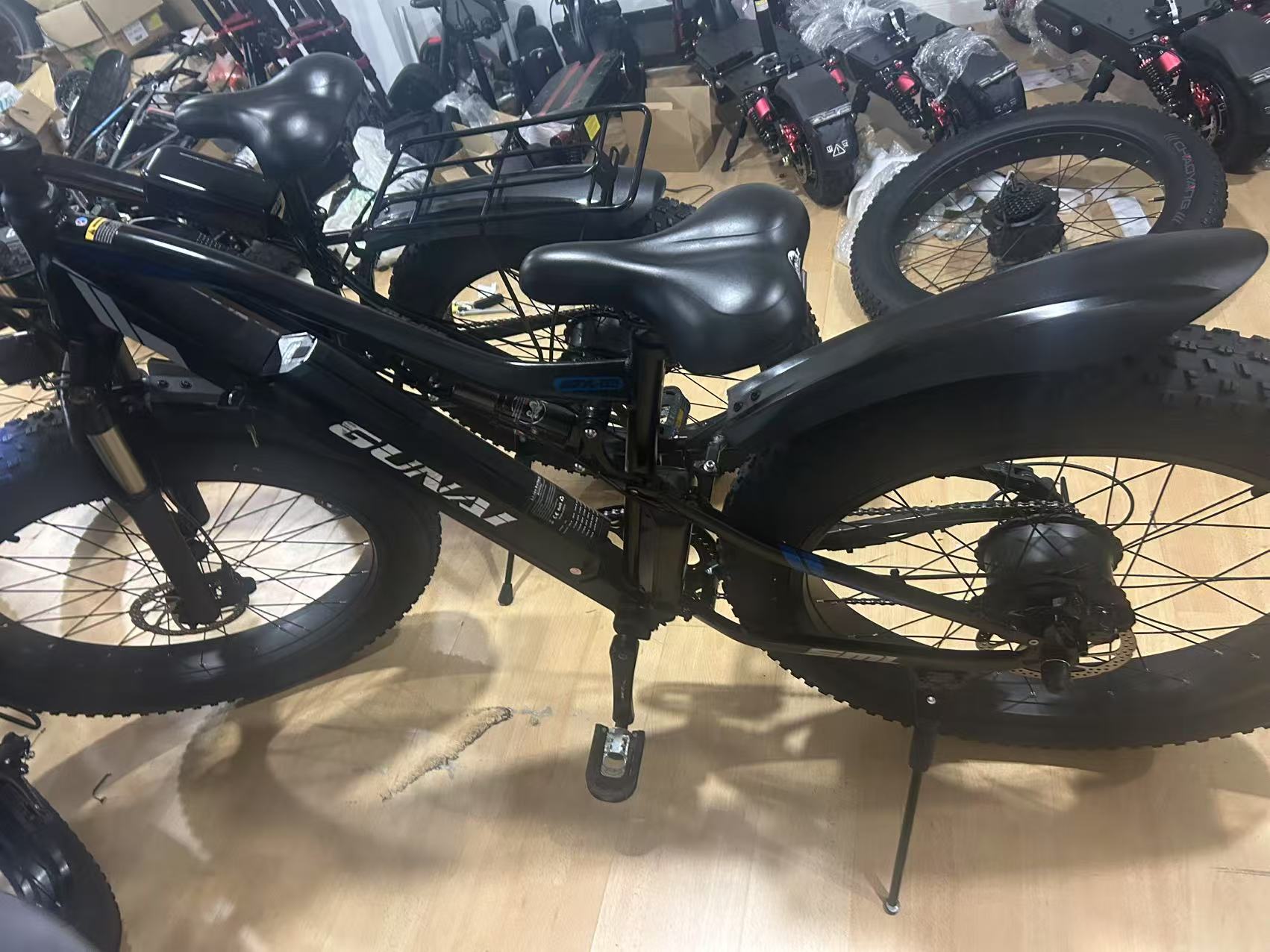 【Second Hand】GUNAI MX02S 1000W 48V17AH 25/40/KM/H 26*4 inch Fat Tire Electric Bike 21 Gears,Used Ebike