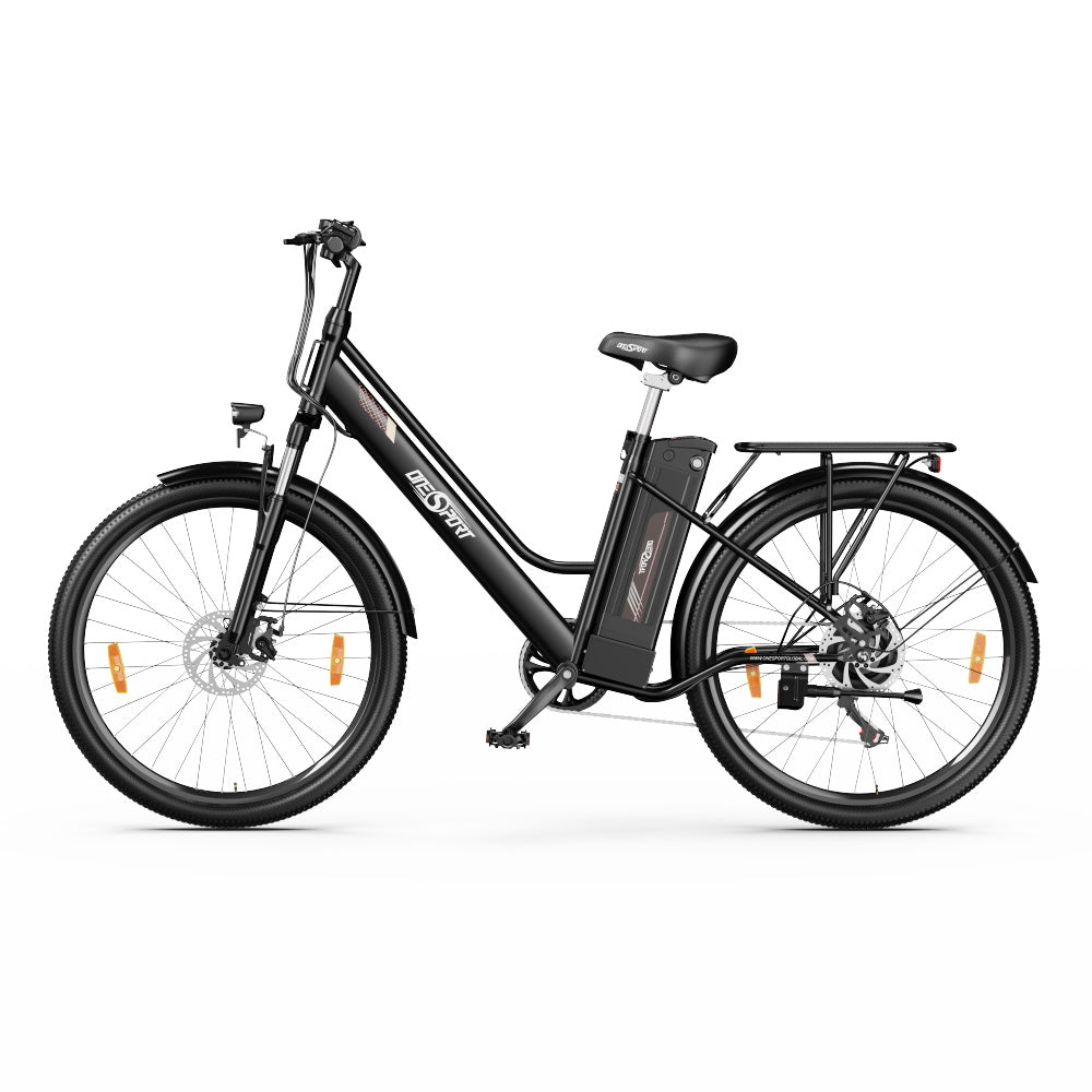 【Second Hand】ONESPORT OT18-3 City Electric Bike, 26*2.35 inch Tires, 250W Motor, 36V 14.4Ah Battery