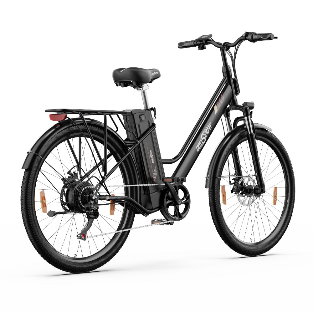 【Second Hand】ONESPORT OT18-3 City Electric Bike, 26*2.35 inch Tires, 250W Motor, 36V 14.4Ah Battery