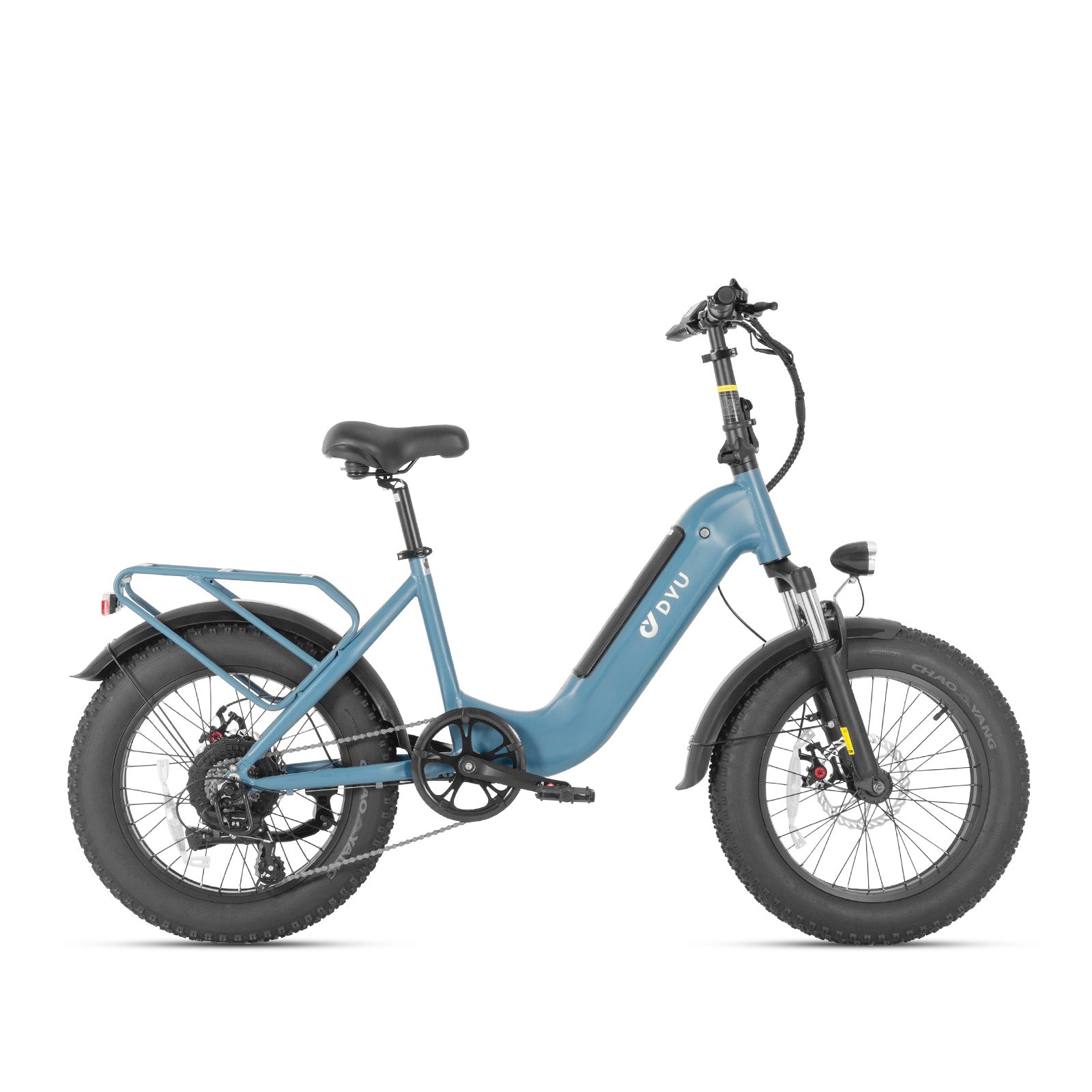 【Second Hand】DYU FF500 Electric Bike 20" Fat Tire Electric Bicycle with 500W Motor, 48V 14AH Removable Battery and Dual Shock Absorber for Adults-A little scratch.
