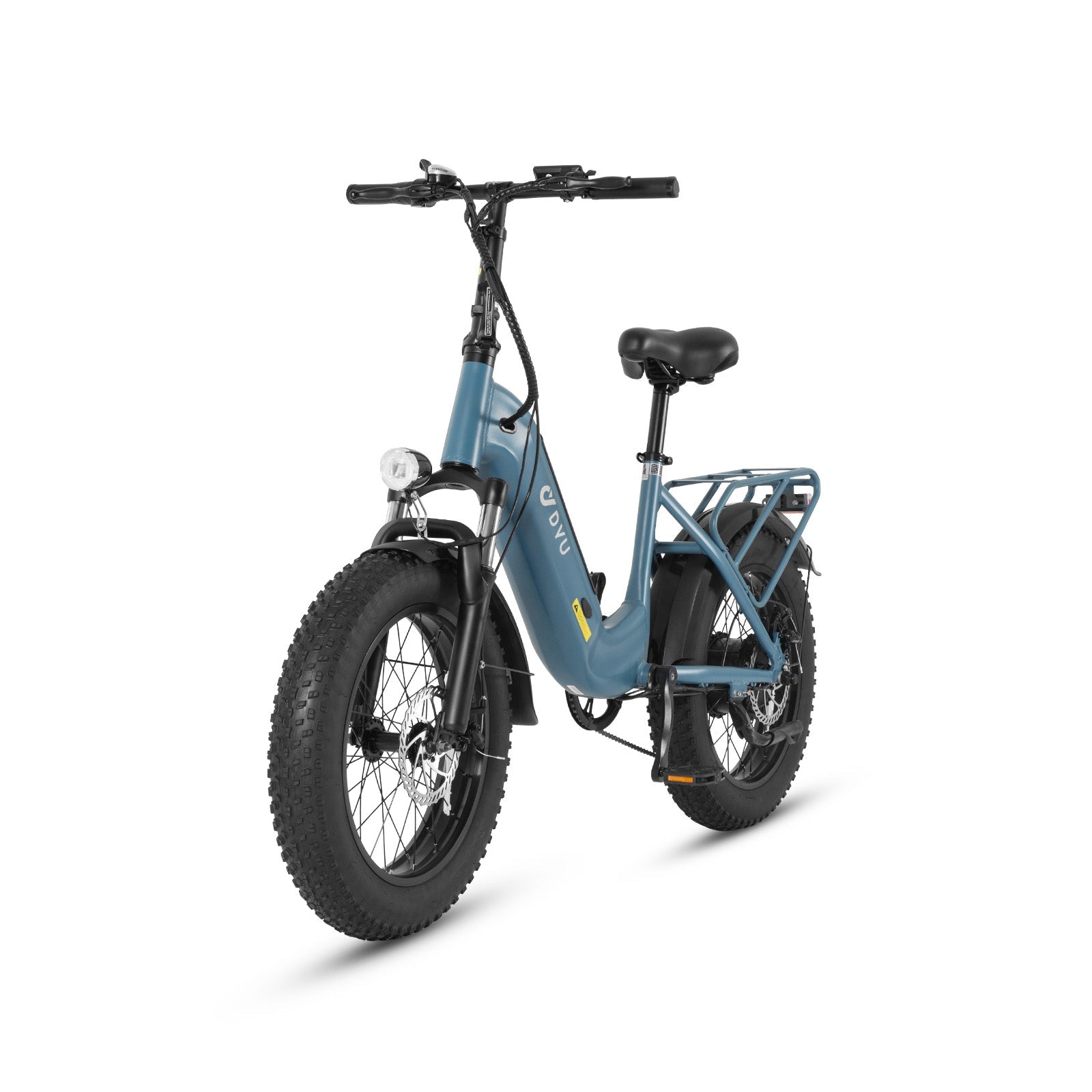 【Second Hand】DYU FF500 Electric Bike 20" Fat Tire Electric Bicycle with 500W Motor, 48V 14AH Removable Battery and Dual Shock Absorber for Adults-A little scratch.