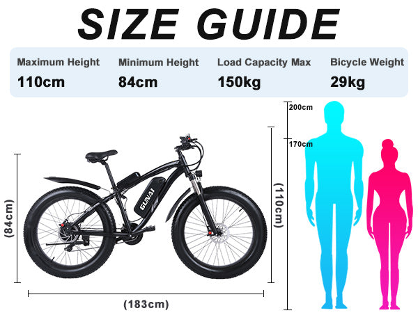 【Second Hand】GUNAI MX02S 1000W 48V17AH 25/40/KM/H 26*4 inch Fat Tire Electric Bike 21 Gears,Used Ebike