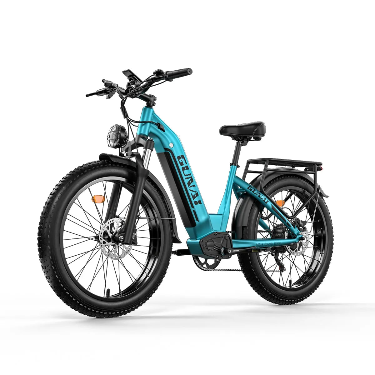 GUNAI-V Electric Bike for Adults 26’’ Step-thru Commute Ebike 1000W 48V21Ah - GUNAI