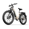 Shengmilo S700 26" Step-Thru Fat Tire Electric City Bike 1000W*2 Dual Motor 48V 17.5Ah Battery - GUNAI